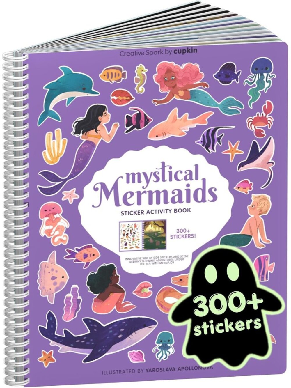 Mystical Mermaids Coloring & Sticker Activity Book | 300+ Stickers